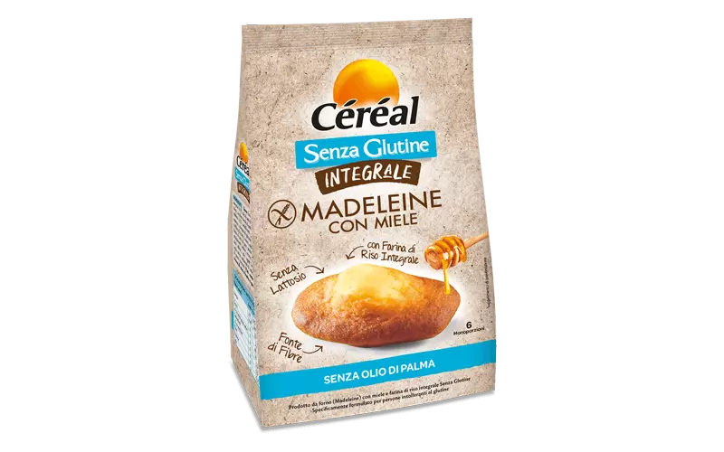 Cereal - Madeleine al miele integrali 170gr