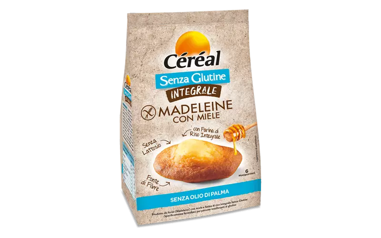 Cereal - Madeleine al miele integrali 170gr