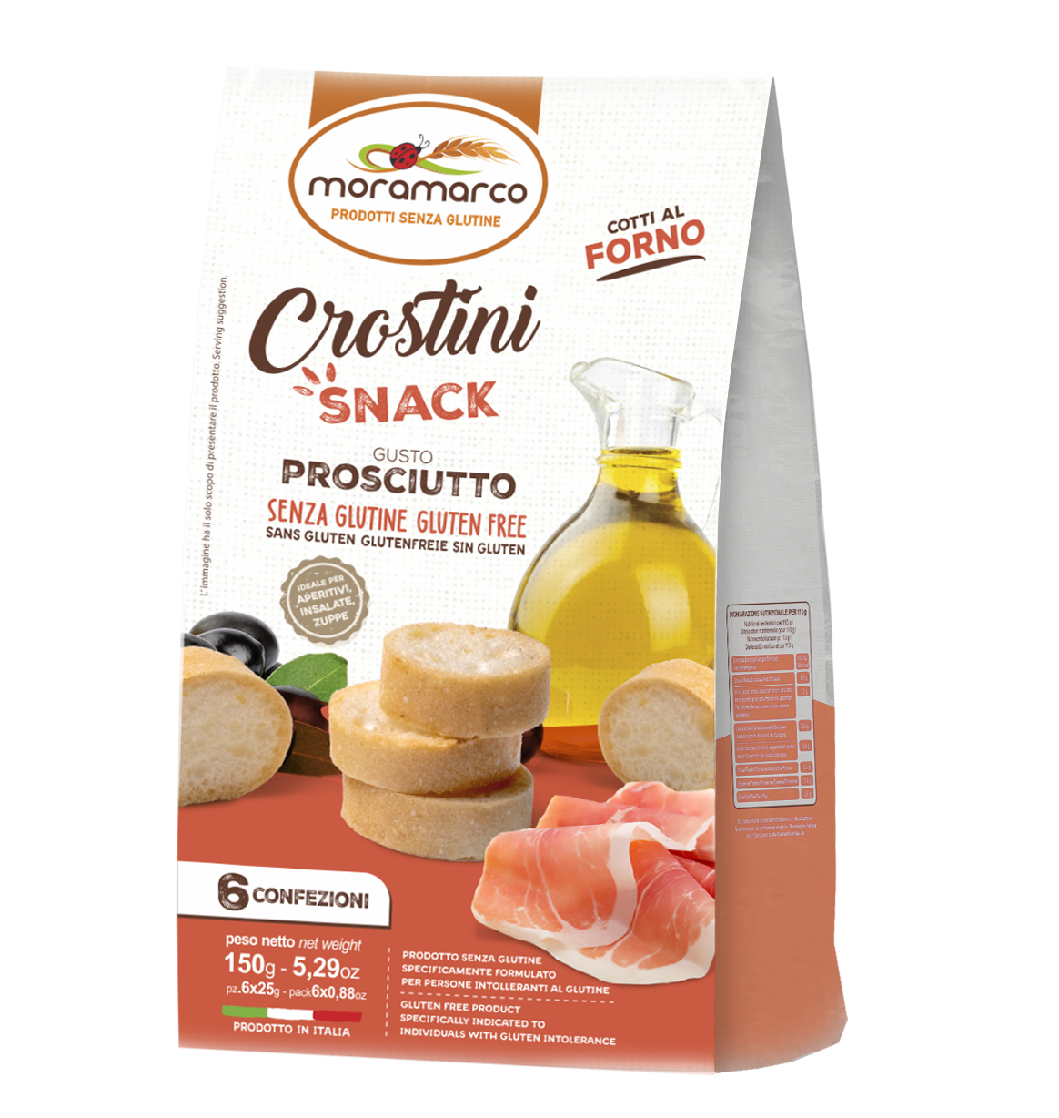 Moramarco - Crostini Gusto Mediterraneo 150gr