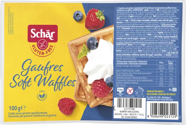 Schar - Soft waffle 100gr