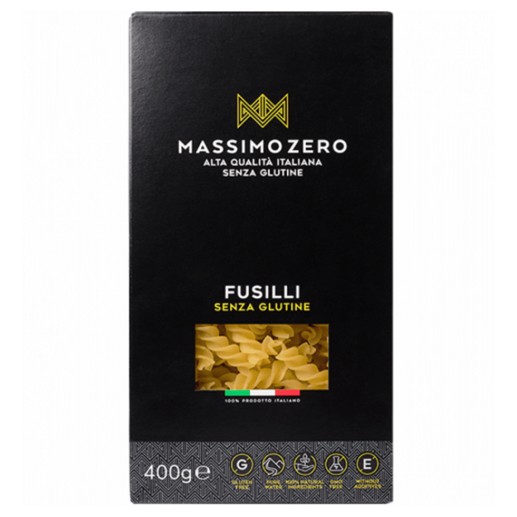 Massimo Zero -  Fusilli rigati con crusca di riso