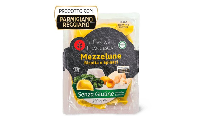 La Pasta di Francesca- Mezze lune ricotta e spianci 250gr