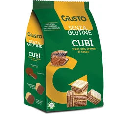 Giusto - Cubi' wafers al cacao 250gr